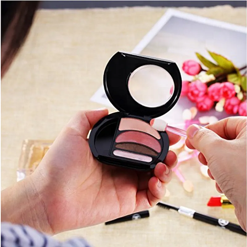 Double-Ended Makeup Eyeshadow Brush Applicator Set