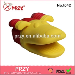 silicone oven gloves with fingers, silicone rubber gloves