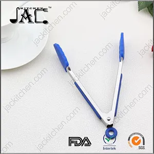 Convenient Stainless Steel Pp Metal Kitchen Tongs