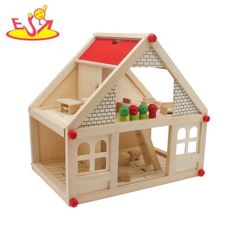 zarte Mini Puppenhaus Spielzeug für Kinder W06A033