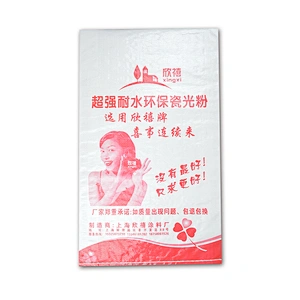 Wholesale plastic putty powder bag pp woven cement package Industrial and agriculture use