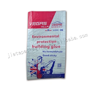 Building use bopp laminated 25kg moisture proof pp woven cement packing bag for wall putty,gypsum powder,mortar