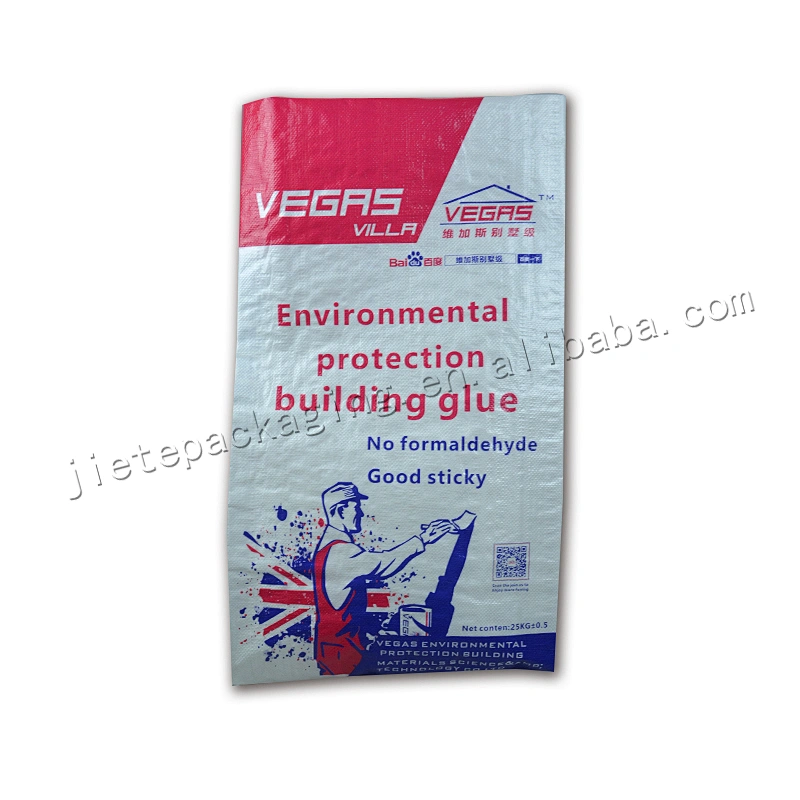 Building use bopp laminated 25kg moisture proof pp woven cement packing bag for wall putty,gypsum powder,mortar