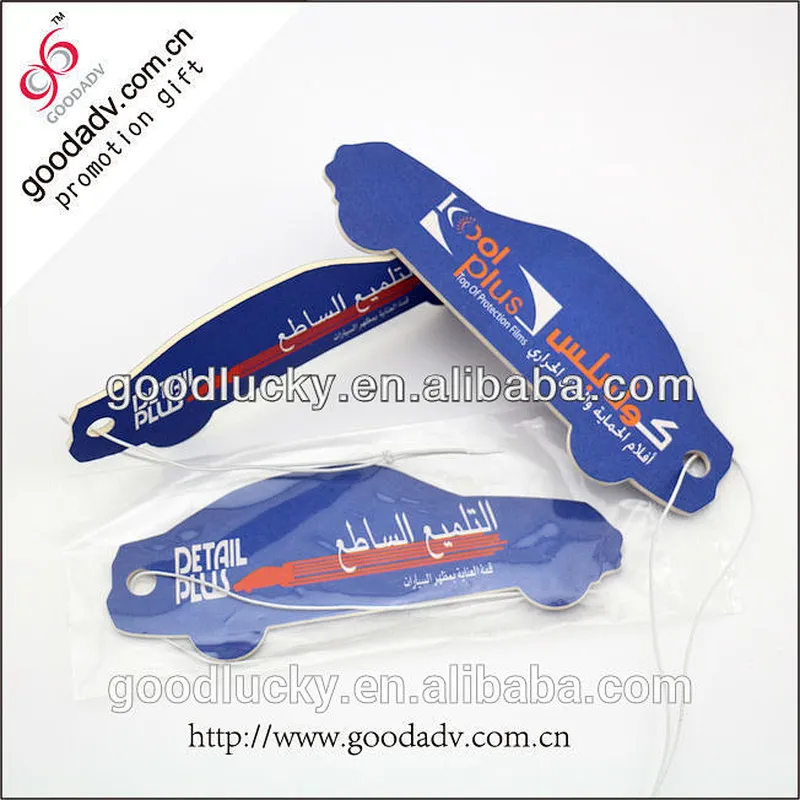 Car perfume hot sale paper car air freshener