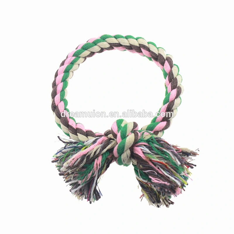 Puppy Dog Pet cotton O Rope Toys Chew knot Play
