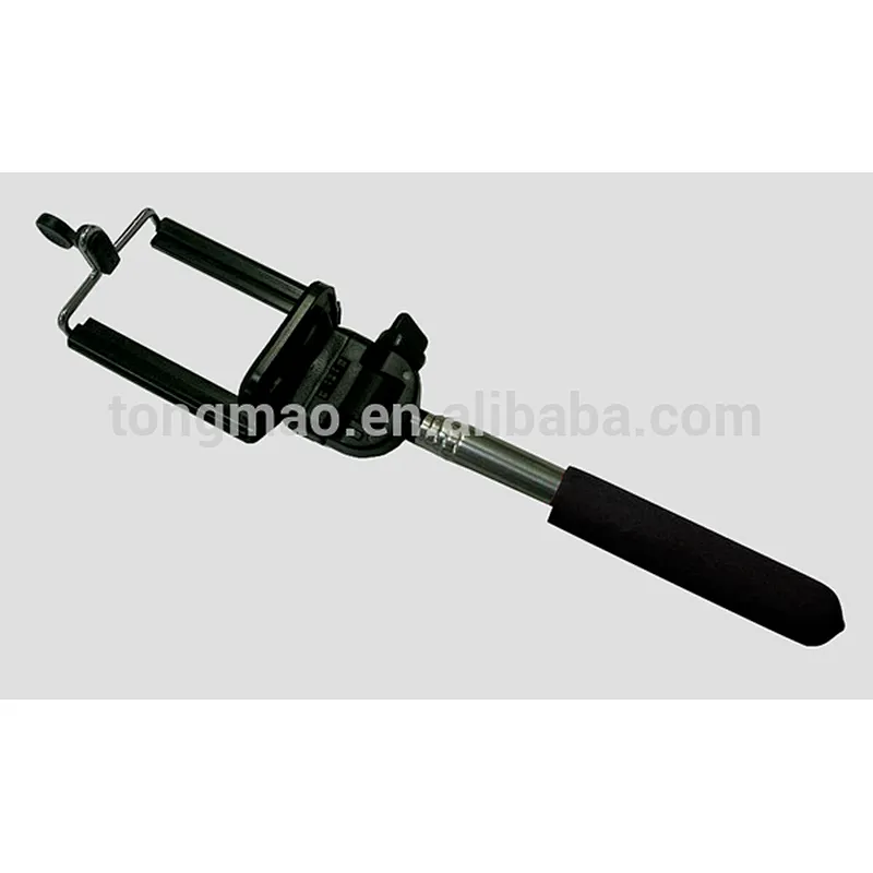 Universal For Mobile Phone Telescopic Stainless Steel handheld mini Selfie Stick