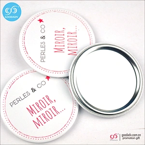 Cheap decorative mini pocket mirror / small makeup mirror / compact mirror