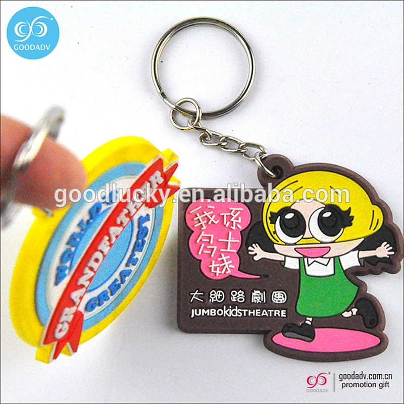 OEM factory custom keychain PVC