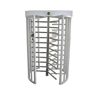 Speed Gate Cross Security Products Full Height Turnstile For Office Building Access Control