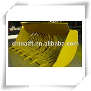 digger crawler excavator grille bucket with high quality