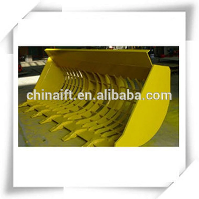 digger crawler excavator grille bucket with high quality