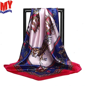 Scarf iran custom silk chiffon scarf leopard print
