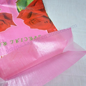 Pakistan Bopp laminated plastic rice bag in bulk packing,wholesale pp woven 25kg rice bag