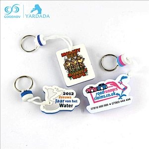 Promotion eva floating key chain/eva foam key ring/custom eva key ring