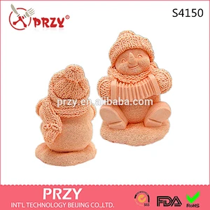 S4150 PRZY 3D silicone Soap/polymer/clay/cold porcelain/Candle mold-Musical Snowman