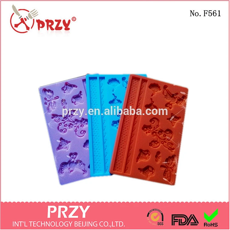 Cheap silicone fondant lace mold