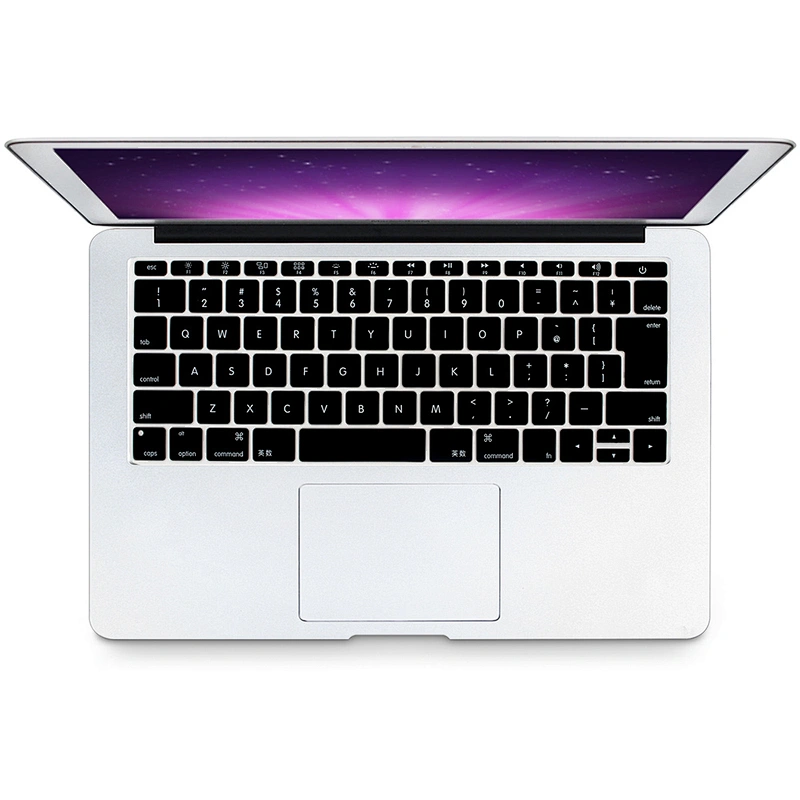 English Custom Silicone Keyboard cover keyboard skins laptop keyboard cover for Mac Pro 13 No Touch Bar Japanese Version