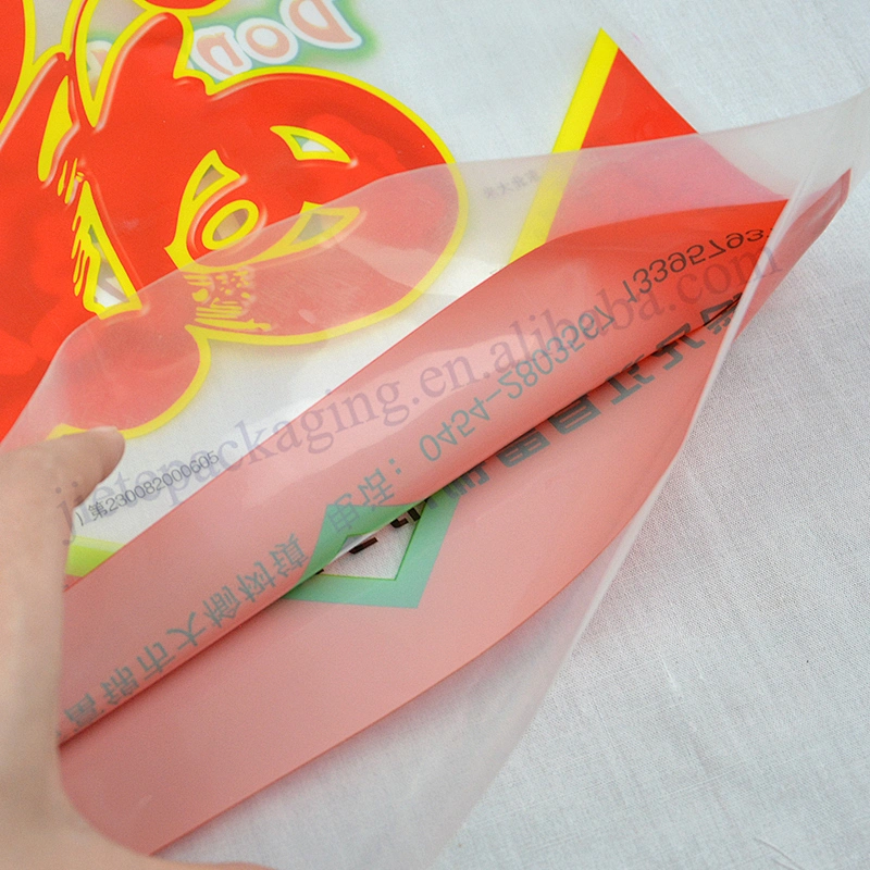Professional manufacture customized 5kg PE plastic vacuum rice bag