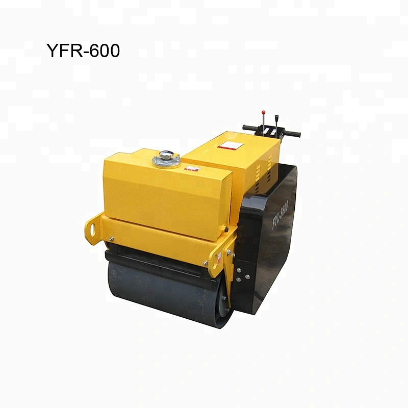Cheap factory supply Walk Behind Double Drum Driving And Vibration Mini Road Roller