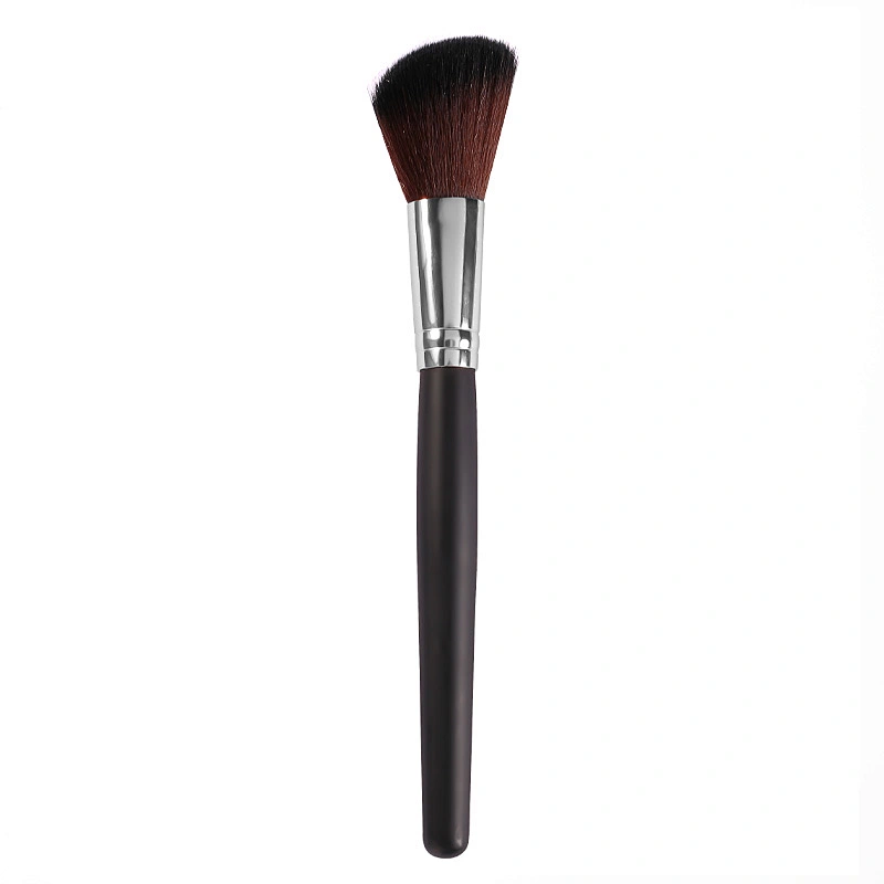 Professional cosmetic tools custom logo makeup brush single angled contour blush brush