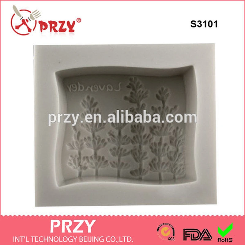 S3101 PRZY DIY Lavender Silicone Soap Mold