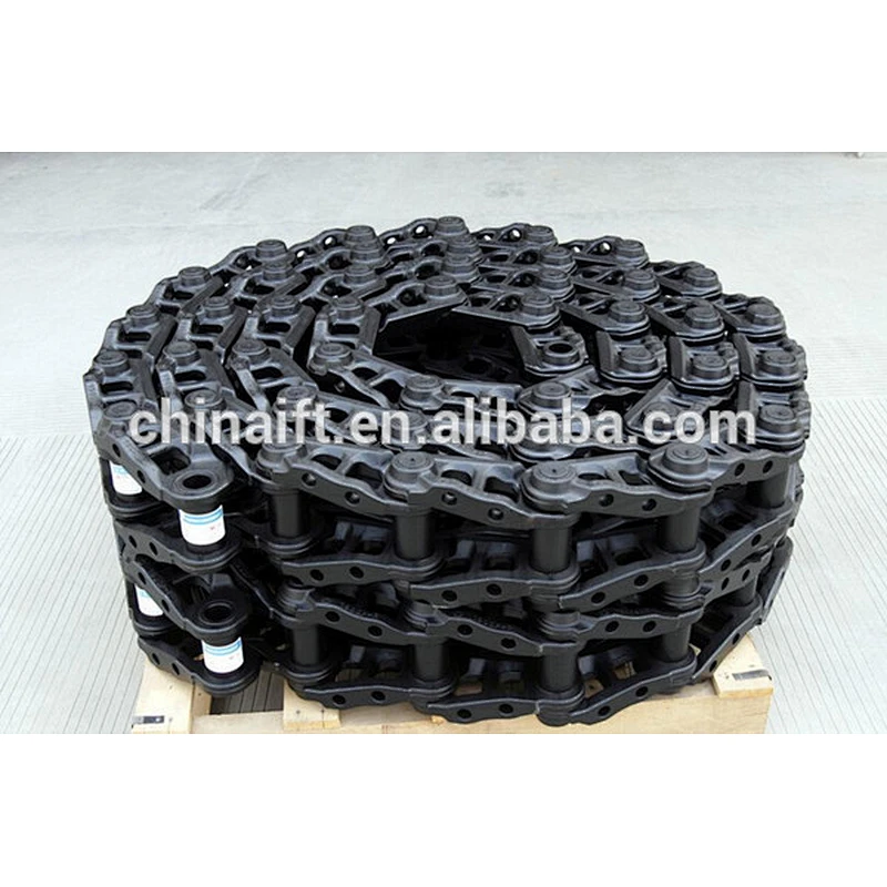 SH220 excavator track chain with shoes