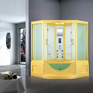 Hot sale luxury steam room computerized tempered glass sauna room