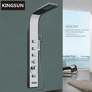 K-6332 Latest Product Of China Modern Design Wall Mounted Indoor Rain Shower Panels Bathroom