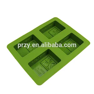 PR246 PRZY Angel stamp square soap mold