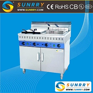 Commercial automatic double tank 2 basket lift henny penny deep fryer for fried chicken