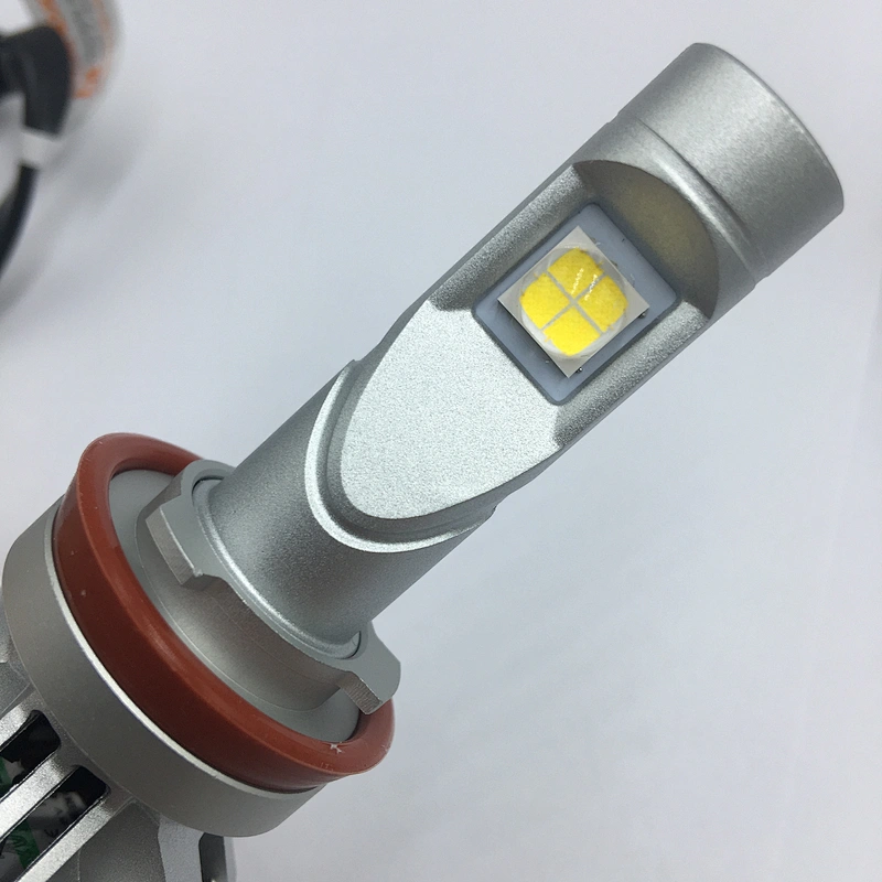 車のための自動ライトL8 H11ヘッドライトキット7000LMの内腔のクリー族XHP70 LEDの球根