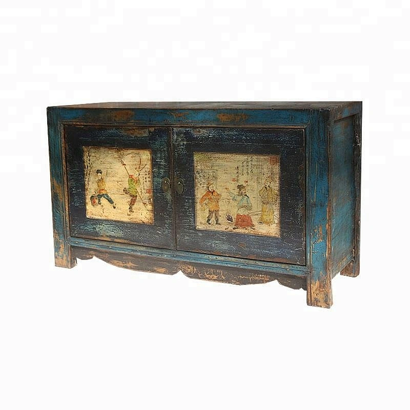wholesale chinese antique reproduction distressed painted furniture in stores