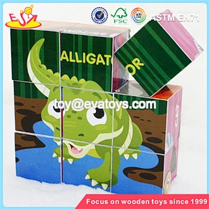 Customize IQ training 3d puzzle game/wooden jigsaw puzzle for kids W14F047