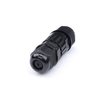 Nylon 2 pin Outdoor Cable Electrical IP68 Waterproof Connector