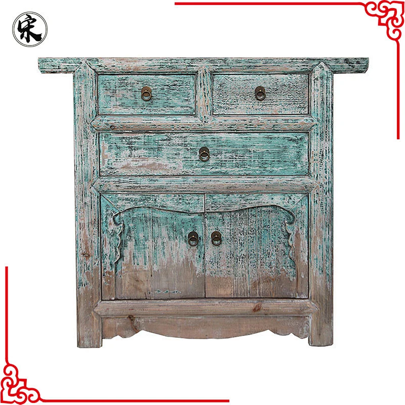 chinese antique reproduction & rustic wood distressed furniture for stores