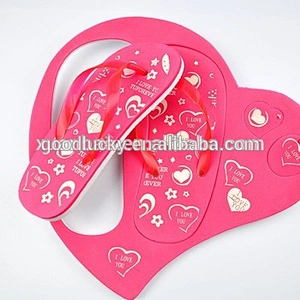 2017 new design gifts flip flops chop board slipper