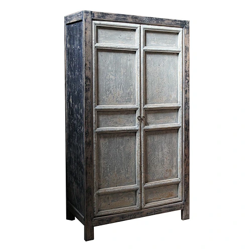 oriental chinese antique reclaimed salvaged distressed shabby chic wardrobe furniture