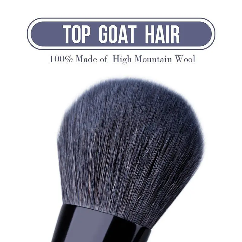 wholesale private label single foundation and powder makeup brush mini cosmetic