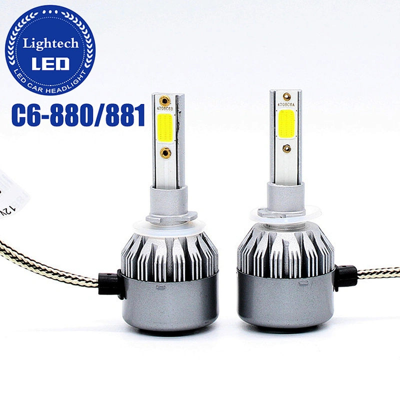 LIGHTECH C6 12v 36w 4800lm H13 880 Off Road Led Headlight