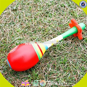 2018 cheap wooden baby rattle hottest wooden baby rattle W08K023