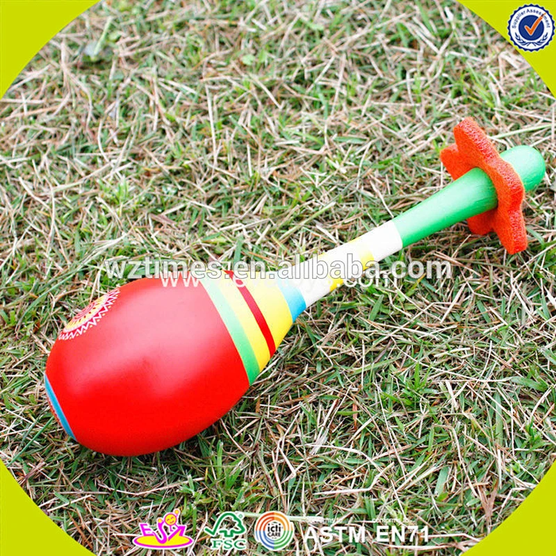 2018 cheap wooden baby rattle hottest wooden baby rattle W08K023