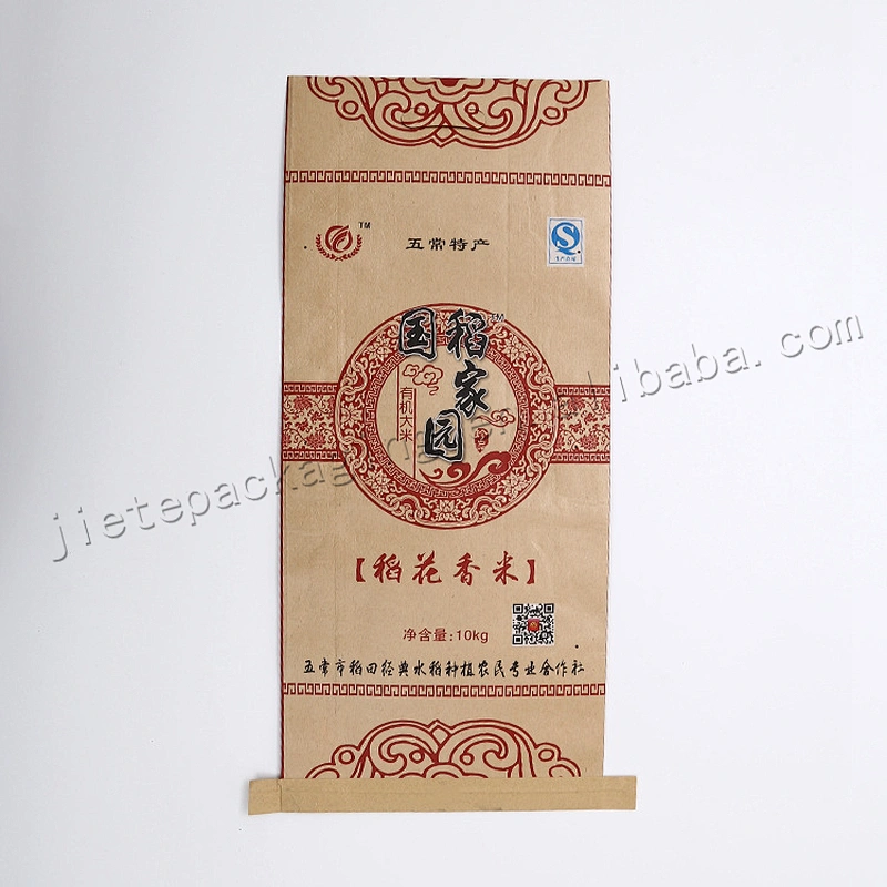 Superior quality 10kg kraft paper laminated pp woven rice bag