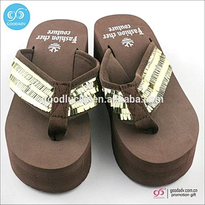 2016 new sandal Fashion colorful EVA sole shoes women wedge slippers