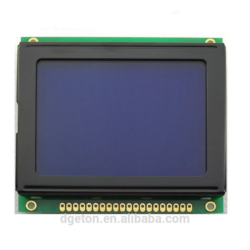 BLUE 128X64 pixel LCD display module for MEDICAL EQUIPMENT