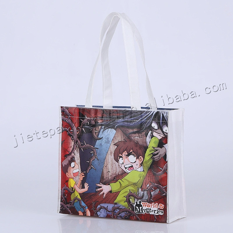 Customized design printing Reusable Bopp Laminated Non Woven Shopping Bag for gift,market