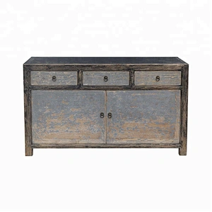 chinese antique oriental rustic & distressed storage buffet furniture
