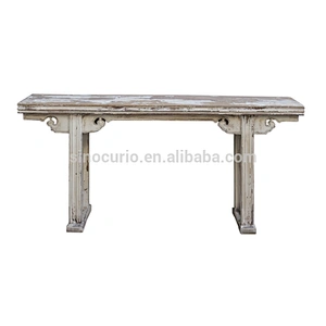 chinese antique carved wooden alter table Ming style console table