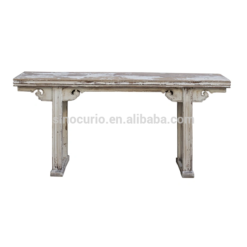 chinese antique carved wooden alter table Ming style console table
