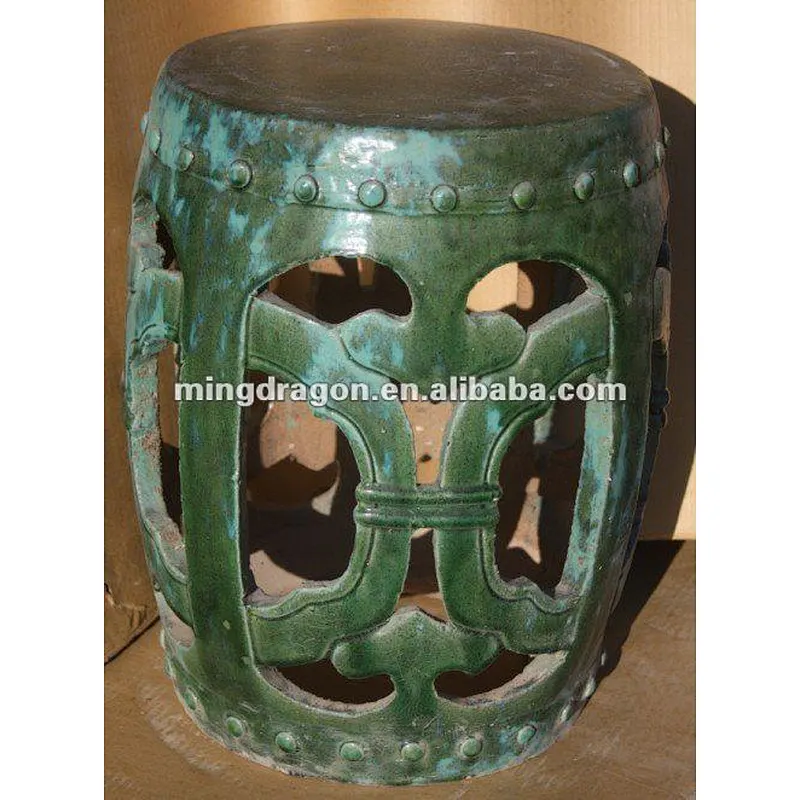 Modern Chinese Ceramic Porcelain decorative Stool
