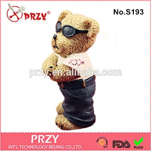 teddy bear 3d silicone candle mold